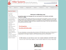 Tablet Screenshot of hillershop.com